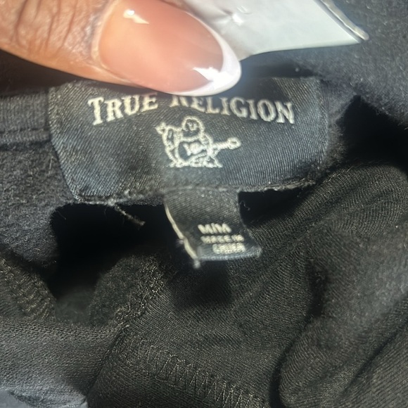 True Religion Charcoal Hoodie for Men. - Picture 3 of 5